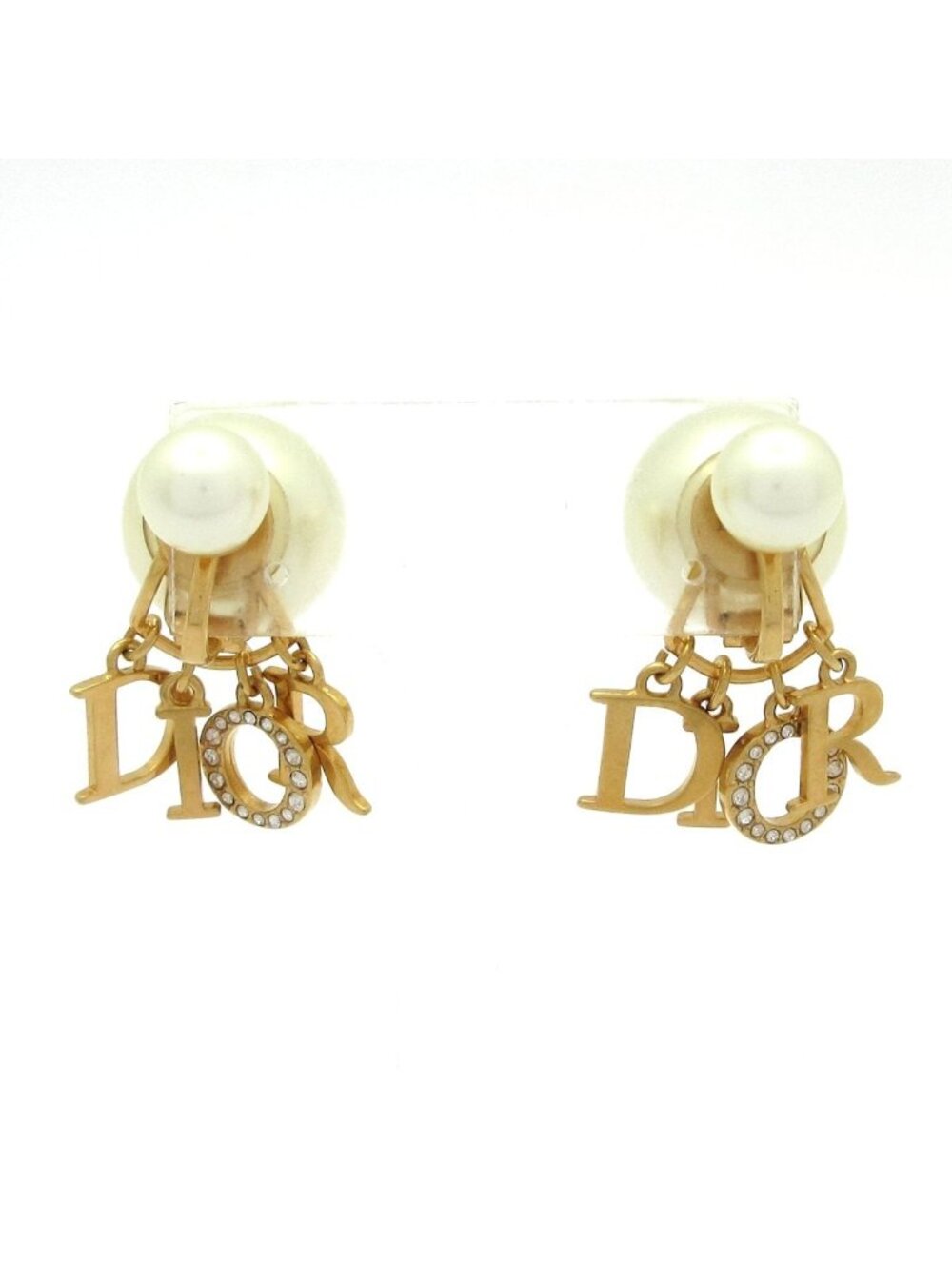 Dior Earrings Tribales Ivory Gold